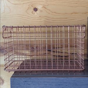 Copper Wire Storage Basket